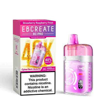 Strawberry Raspberry Frost Flavored EBCREATE BC Pro Disposable Vape Device - 40K Puffs  | The Smoke Plug