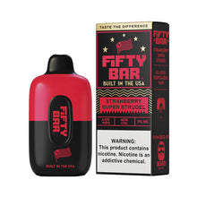 Strawberry Super Strudel Flavored Fifty Bar V2 Disposable Vape Device - 20000 Puffs - 1PC | The Smoke Plug