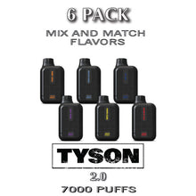 Tyson 2.0 Heavy Weight Disposable Vape Device | 7000 Puffs - 6PK