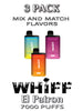 Whiff El Patron Disposable Vape Device by Scott Storch | 7000 Puffs – 3PK
