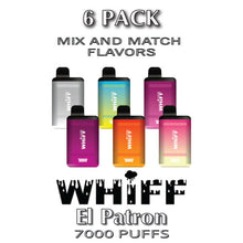 Whiff El Patron Disposable Vape Device by Scott Storch | 7000 Puffs  –  6PK
