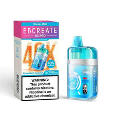 Winter Mint Flavored EBCREATE BC Pro Disposable Vape Device - 40K Puffs  | The Smoke Plug