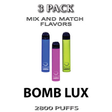 Bomb LUX Disposable Vape | 2800 Puffs - 3PK