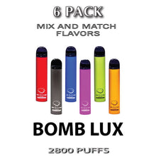 Bomb LUX Disposable Vape | 2800 Puffs - 6PK