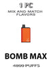 Bomb MAX Disposable Vape | 4800 Puffs - 1PC | thesmokeplug.com