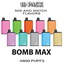 Bomb MAX Disposable Vape | 4800 Puffs – 10PK | thesmokeplug.com