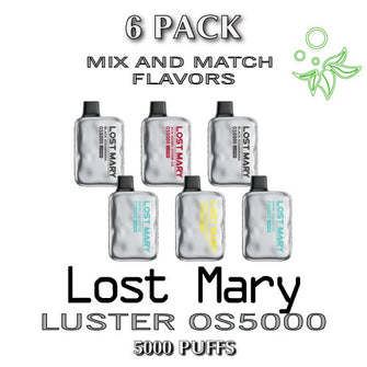 Lost Mary OS5000 Luster Disposable Vape Device | 5000 Puffs  –  6PK