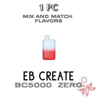 EB Create BC5000 0% ZERO Disposable Vape Device - 1PC