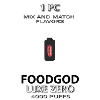 Foodgod ZERO 0% Luxe Disposable Vape Device | 4000 Puffs  – 1PC