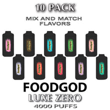 Foodgod ZERO 0% Luxe Disposable Vape Device | 4000 Puffs  –  10PK