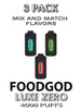 Foodgod ZERO 0% Luxe Disposable Vape Device | 4000 Puffs – 3PK