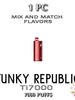 Funky Republic Ti7000 by EB Design Disposable Vape Device | 7000 Puffs – 1PC