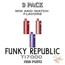 Funky Republic Ti7000 by EB Design Disposable Vape Device | 7000 Puffs  –  3PK