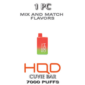 HQD Cuvie Bar Disposable Vape Device - 1PC
