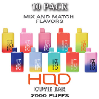 HQD Cuvie Bar Disposable Vape Device - 10PK