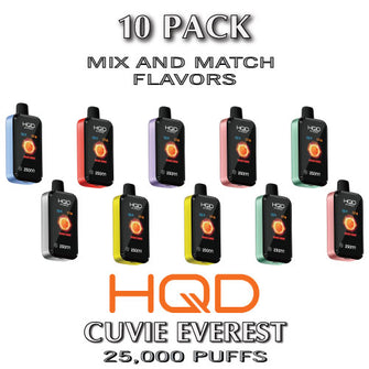 HQD Cuvie Everest Disposable Vape Device | 25000 Puffs - 10PK