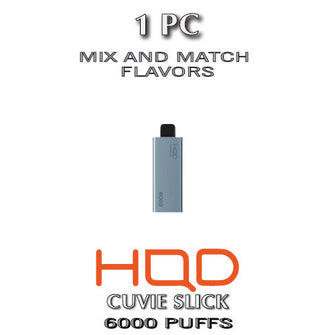 HQD Cuvie Slick Disposable Vape Device | 6000 Puffs - 1PC | thesmokeplug.com