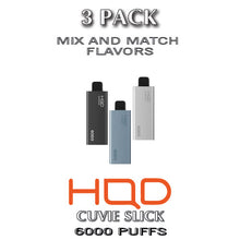 HQD Cuvie Slick Disposable Vape Device | 6000 Puffs – 3PK | thesmokeplug.com