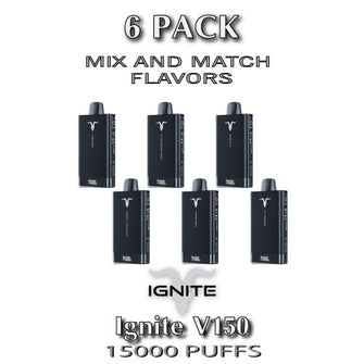 Ignite V150 Disposable Vape Device | 15000 PUFFS - 6PK