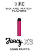 Juucy Model X3 Disposable Vape Pod - 1PC