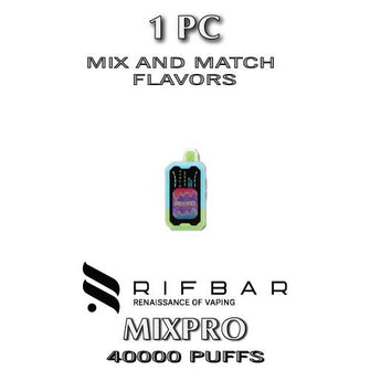 Rifbar MixPro Disposable Vape Device | 40000 Puffs – 1PC