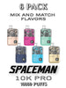Spaceman 10K Pro Disposable Vape Device | 10000 Puffs - 6PK