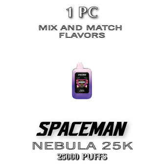 Spaceman Nebula 25K Plus Disposable Vape Device | 25000 Puffs - 1PC