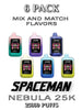 Spaceman Nebula 25K Plus Disposable Vape Device | 25000 Puffs - 6PK