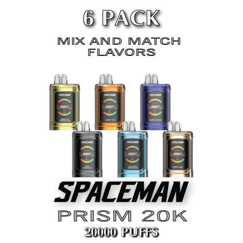 Spaceman Prism 20K Disposable Vape Device | 20000 Puffs - 6PK The Smoke Plug Spaceman Prism 20K Disposable Vape Device | 20000 Puffs - 6PK The Smoke Plug