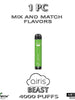 Airis BEAST Disposable Vape Device | 4000 Puffs – 1PC