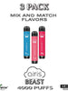 Airis BEAST Disposable Vape Device | 4000 Puffs – 3PK