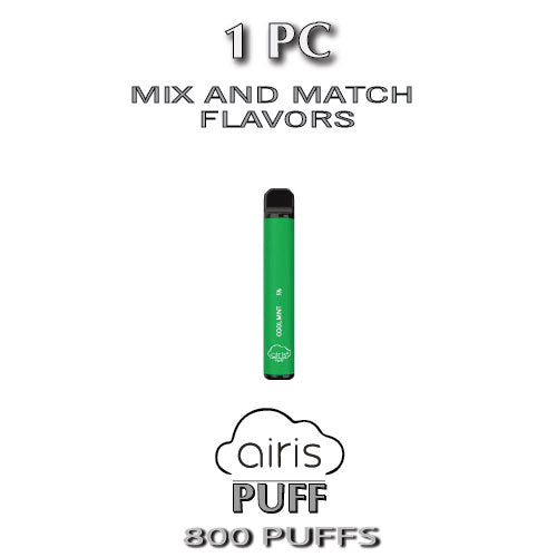 Neo P9000 Airis Max Vape Pod 5.8mL * 1800 Puffs * 15 Flavors Airis Puff  Flavors Chart