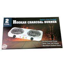 Badshah 2 Coil Hookah Charcoal Burner - The Smoke Plug