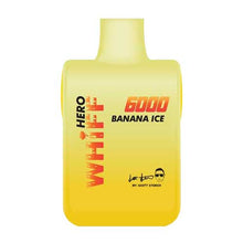 Banana Ice Flavored Whiff Hero Disposable Vape Device