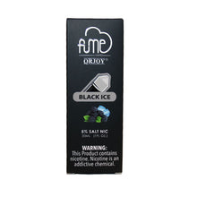 FUME Black Ice Salt Nic Juice E-Liquid 30ml Bottle | thesmokeplug.com