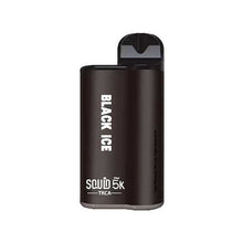 Black Ice Flavored Squid 5K Disposable Vape Device with 5000 Puffs 