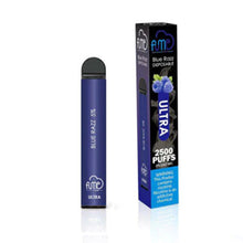 Blue Razz flavored Fume ULTRA Disposable Vape Device 2500Puffs  –  6PK