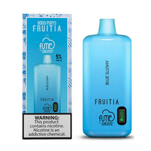 Blue Slushy Flavored Fume FRUITIA Disposable Vape Device - 8000 Puffs | thesmokeplug.com - 1PC