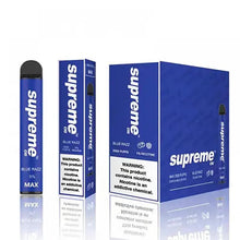 Blue Razz flavor Supreme MAX Disposable Vape Device 2000 Puffs