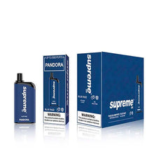 Blue Razz flavor Supreme Pandora Disposable Vape Device 5500 Puffs