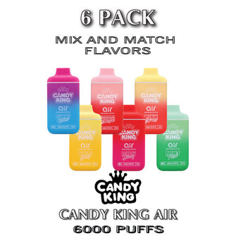 Candy King AIR Disposable Vape Device | 6000 Puffs – 6PK