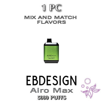 EB Design (formerly Elf Bar) Airo Max Disposable Vape Device  –  1PC