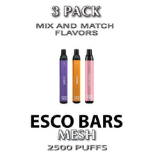 Esco Bars MESH vape Disposable by Pastel Cartel | 2500 PUFFS  –  3PK