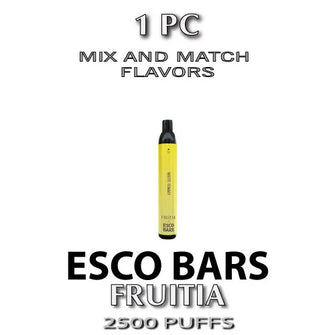 Esco Bars MESH Vape Disposable by Pastel Cartel FRUITIA  –  1PC