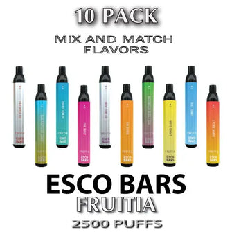 Esco Bars MESH Vape Disposable by Pastel Cartel FRUITIA  –  10PK