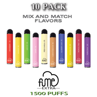 Fume EXTRA 5% Disposable Vape Pod 10PK | The Smoke Plug