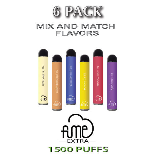 Fume Disposable Ecigs 5% Nicotine, City of Vapors