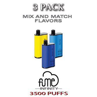 Fume INFINITY 3500 Puffs Disposable Vape Device  –  3PK