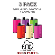 Fume INFINITY 3500 Puffs Disposable Vape Device  –  6PK