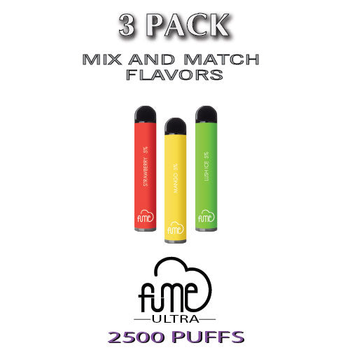 Fume ULTRA Disposable Vape Pod  2500 Puffs – 3PK– The Smoke Plug
